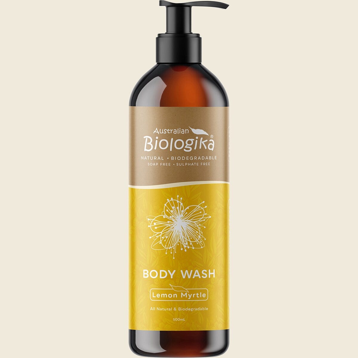 Body Wash Lemon Myrtle 500ml Biologika