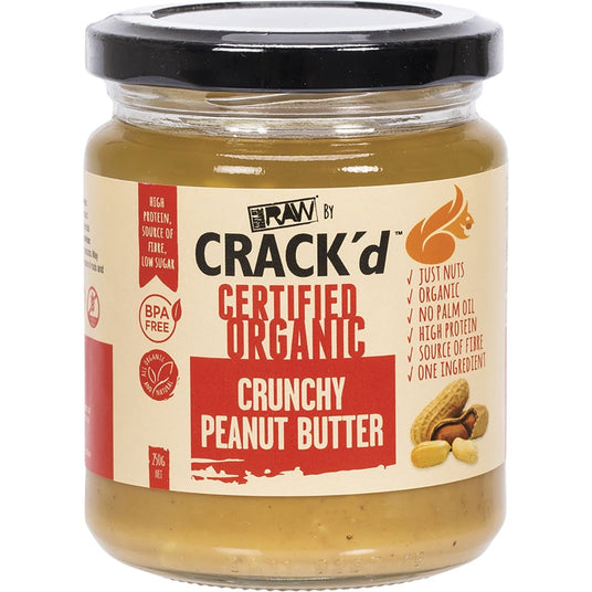Peanut Butter Crunchy Organic 250g