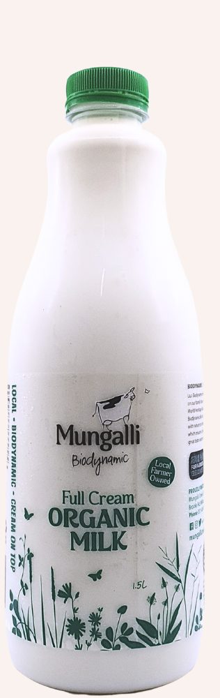 MILK FULL CREAM 1.5LT Mungalli Creek Dairy
