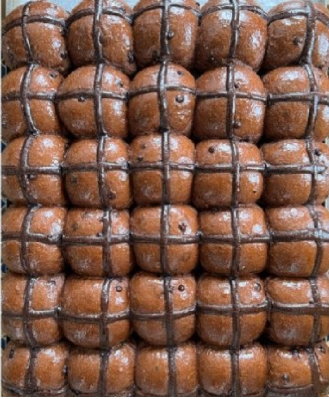 10 Acres Sourdough chocolate Hot Cross Buns 4 Pack