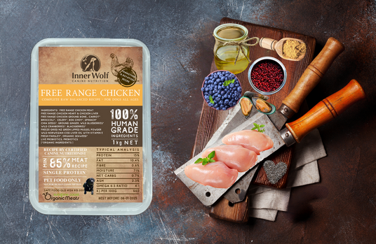 INNER WOLF Inner Wolf Free Range Chicken 1kg