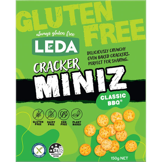 Leda Cracker Miniz Classic BBQ 150g share pack