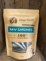 INNER WOLF Raw Frozen Sardines - Australian wild caught 500g PRE ORDER BY MONDAY 3PM FOR WEDS/THURS