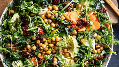 Give Me Some Greens Kale Salad with Avocado and Pistachios