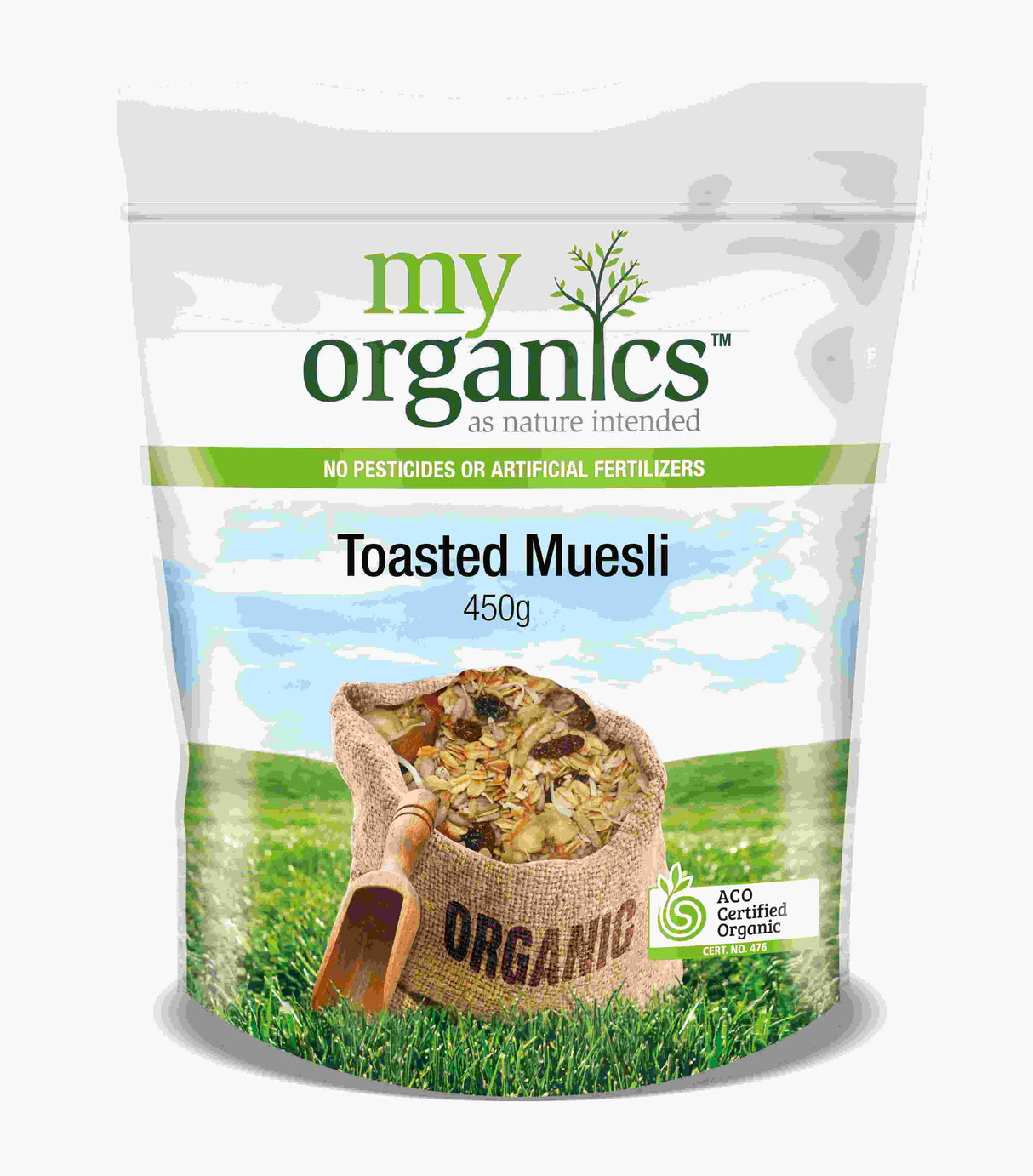 Organic toasted muesli 450g