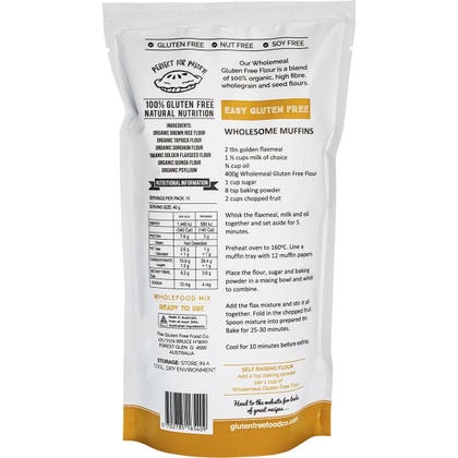 Wholemeal Flour Blend Mix 400g The Gluten free food Co GF