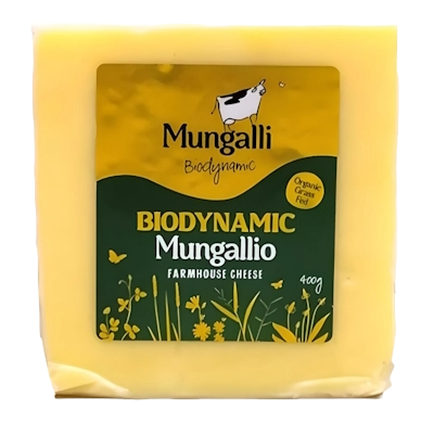 Organic Mungallio Cheese Block 200g  Mungalli