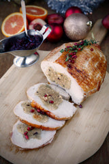 Organic Christmas Fruit and veg large with Free Range Ham and pasture raised stuffed Turkey Large